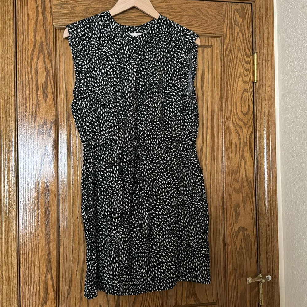 Loft Dress with elastic tie waist